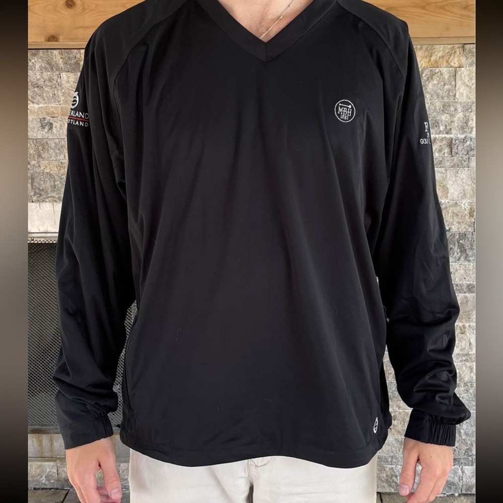 NEW Mens Sunderland Of Scotland Golf Shirt Golf Jacket Pullover waterproof XL